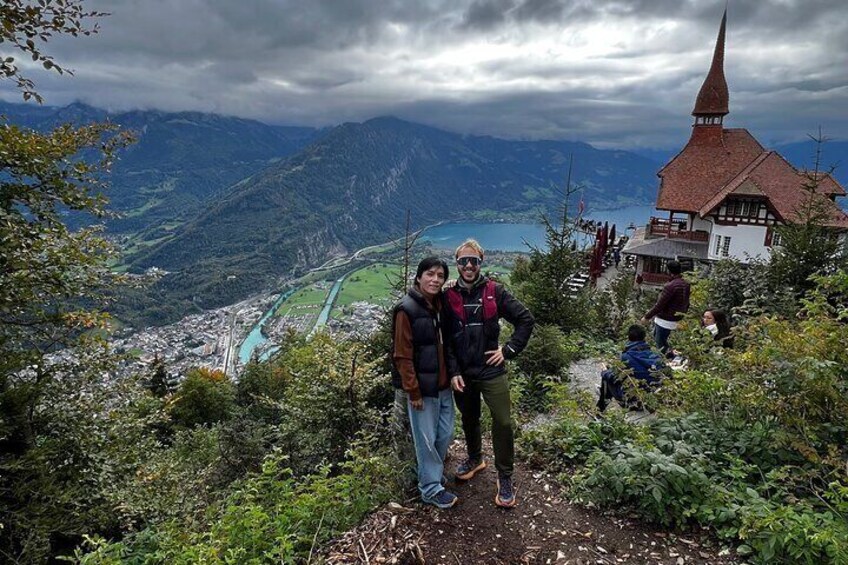 Interlaken Guided Hike to Harder Kulm with Swiss Triathlete