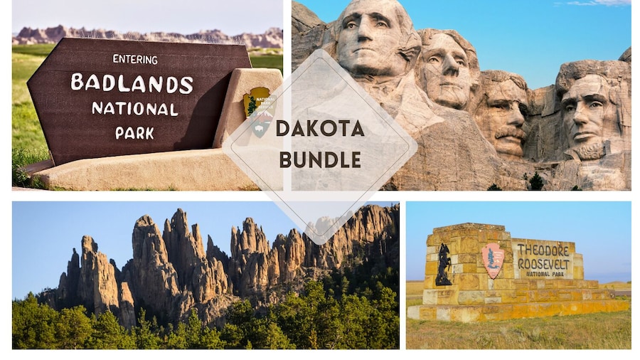 Dakotas Audio Tour: Black Hills, Mt Rushmore, Badlands & Roosevelt