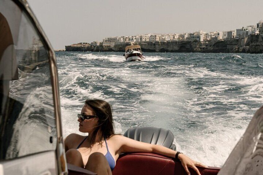 Private Boat Tour in Polignano a Mare 1.5 h