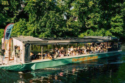 Groningen: Terrace Boat Experience with a Cosy Bar: 1.5 Hours