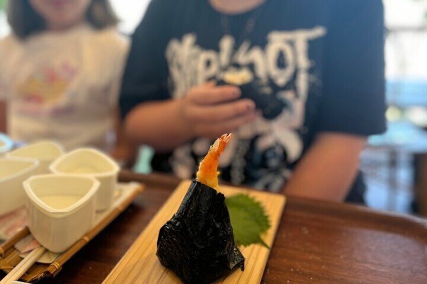 Home Made Onigiri and Matcha Cooking Class