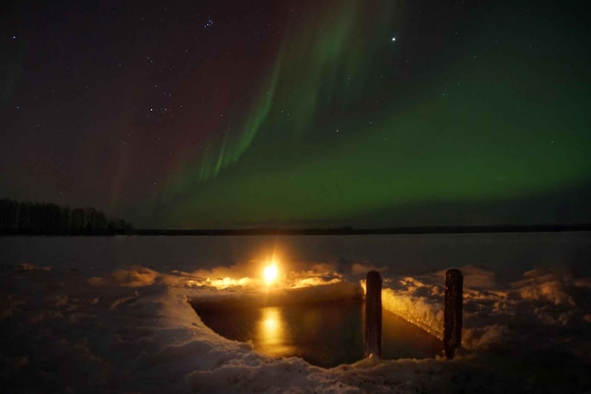 Picture 1 for Activity Rovaniemi: Traditional Sauna and Ice Swimming Experience