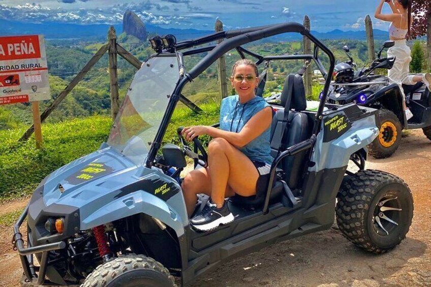 6 Hours Private ATV and Local Coffee Farm Tour from Guatape