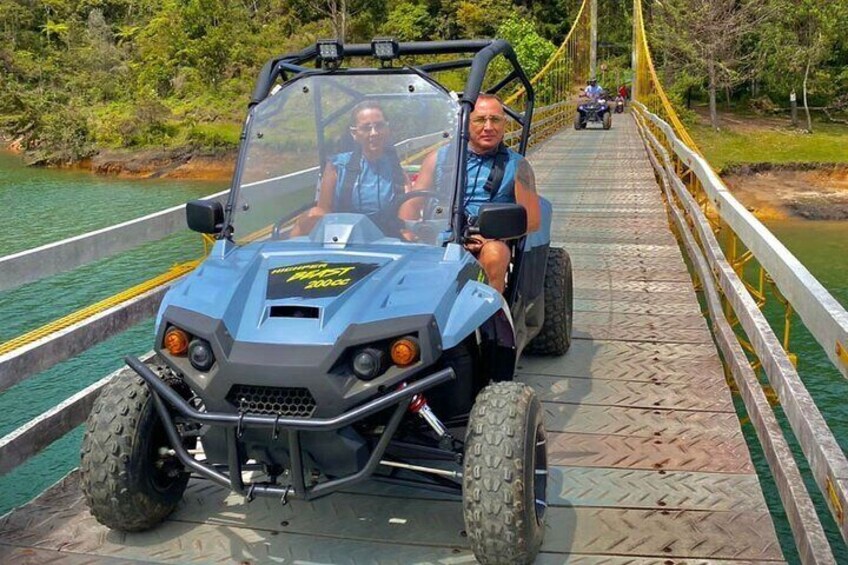 6 Hours Private ATV and Local Coffee Farm Tour from Guatape