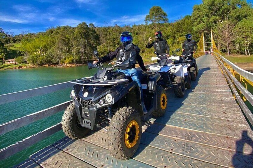 6 Hours Private ATV and Local Coffee Farm Tour from Guatape