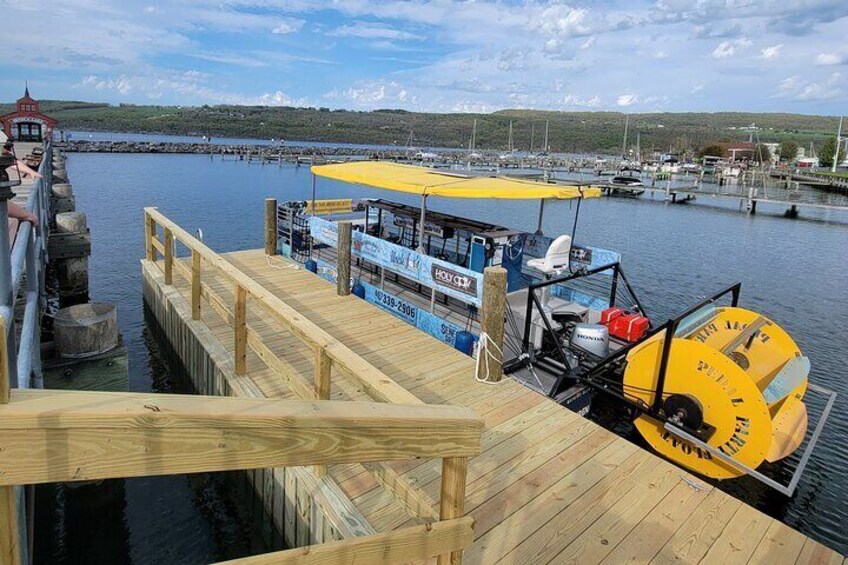 Located at the public pier in Seneca Harbor Park