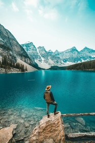 Banff Town/Canmore: Lake Louise, Minnewanka& Johnston Canyon