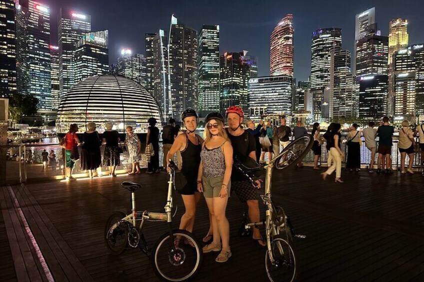 Singapore Light to Night Bike Tour