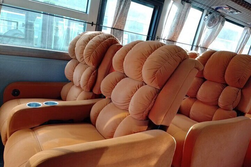 Kathmandu to Pokhara Sofa Seat Tourist Bus