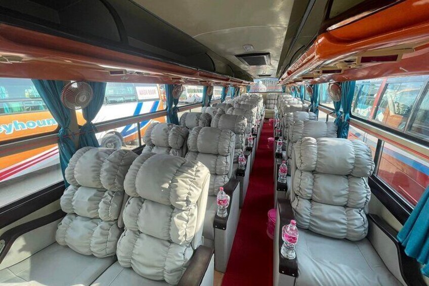 Kathmandu to Pokhara Sofa Seat Tourist Bus