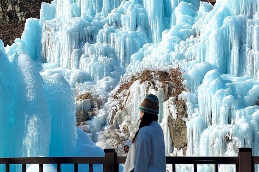 Half Day Tour to Eobi Ice Valley and Nami Island