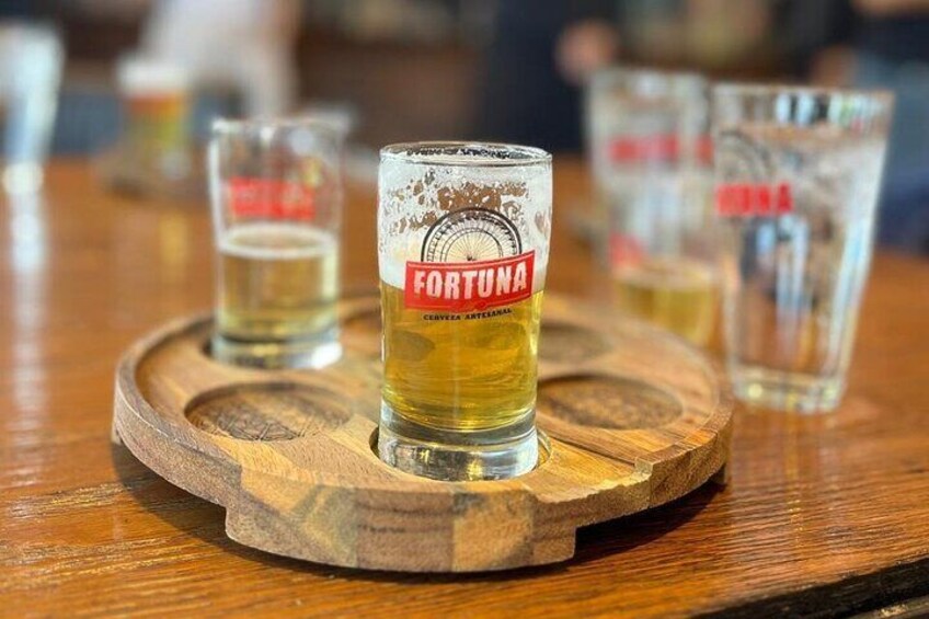 Tequila tour visiting a local brewery 