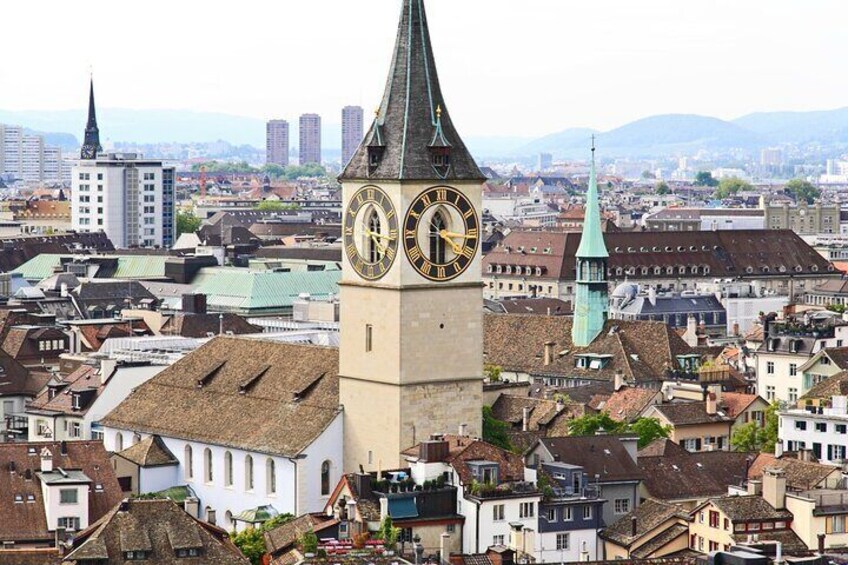 Zurich Old Town Walking Tour with Lake Zurich Boat Cruise