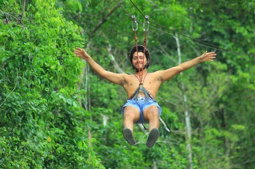 ATV Tour from Cancun and Puerto Morelos with Ziplines and Cenote.