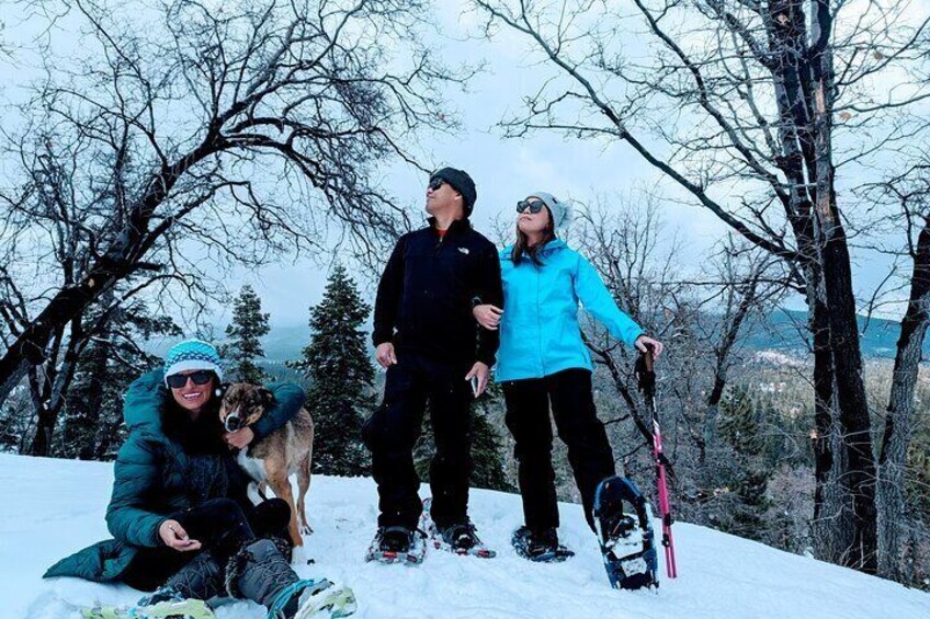 Snowshoe Tour Big Bear Lake with Hot Chocolate