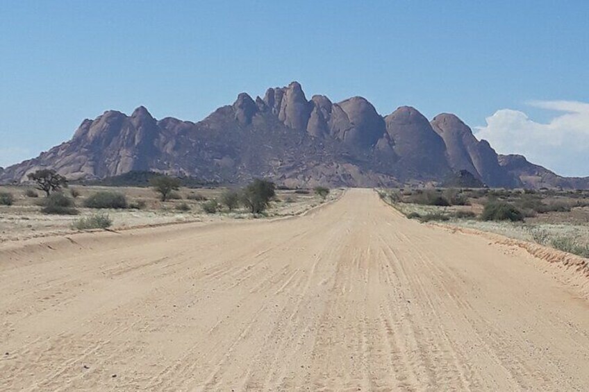 Spitzkoppe and Pondokke mountains together