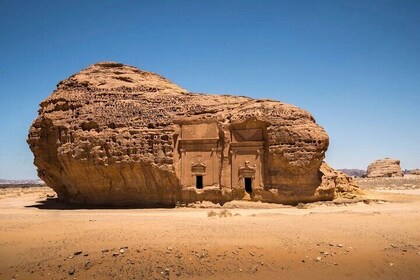 Visiting the Incredible Heritage Site Hegra in AlUla.