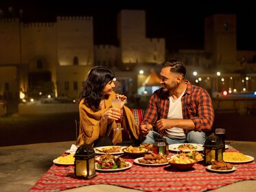 Dubai Desert Dinner with 5-Star BBQ Buffet & Shows at Royal Fortress