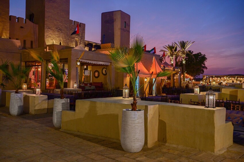 Dubai Desert Dinner with 5-Star BBQ Buffet & Shows at Royal Fortress