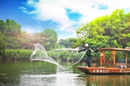 Private Fishing Tour with Local Fisherman in Xixi Wetland Park