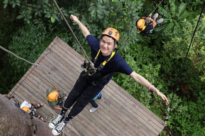 Extreme Zipline Challenge Adventure at Flying Hanuman Phuket 