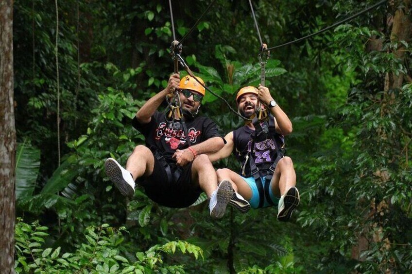 Extreme Zipline Challenge Adventure at Flying Hanuman Phuket 