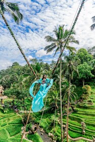 Ubud: Alas Harum Day-Pass, Swing, Sky Bike & Flying Fox