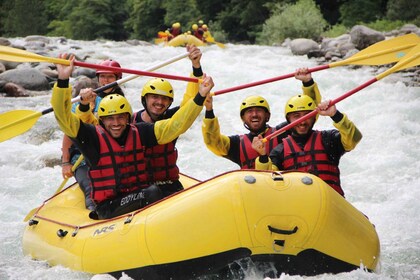 Valsesia: rafting on the river and lunch