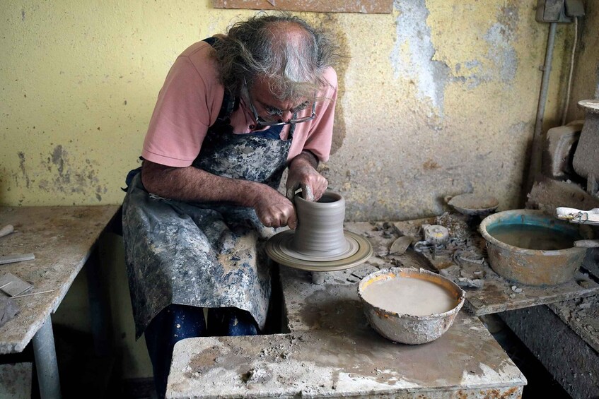 Picture 1 for Activity Crete: Raku Pottery Experience with Master Potter in Myrsini