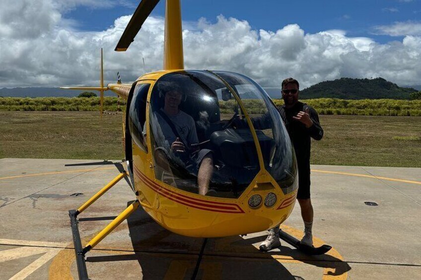 R44 Private Tour of Kauai Doors OFF