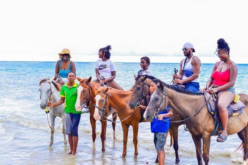 Bamboo Rafting and Horseback Riding