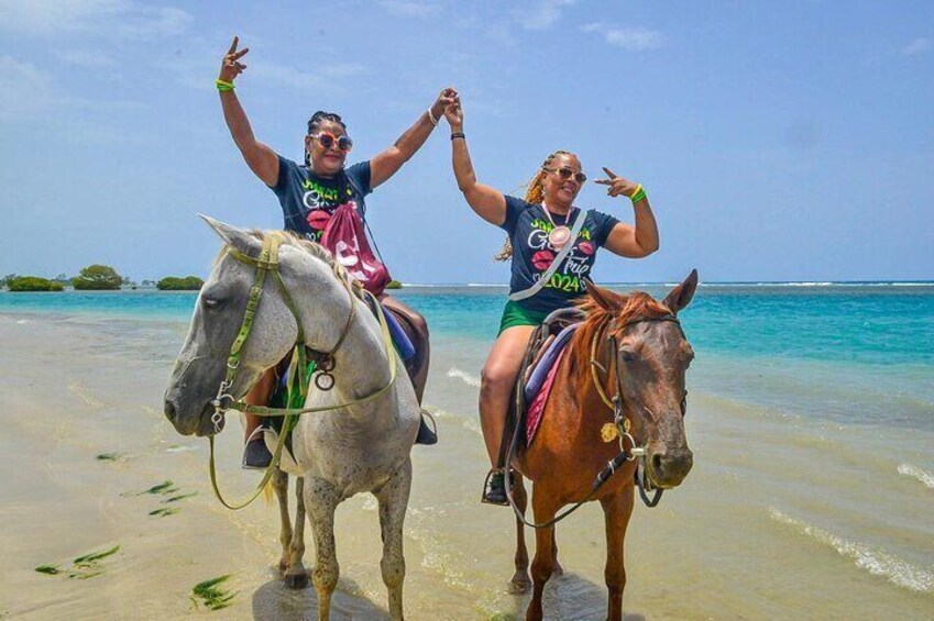 Bamboo Rafting and Horseback Riding