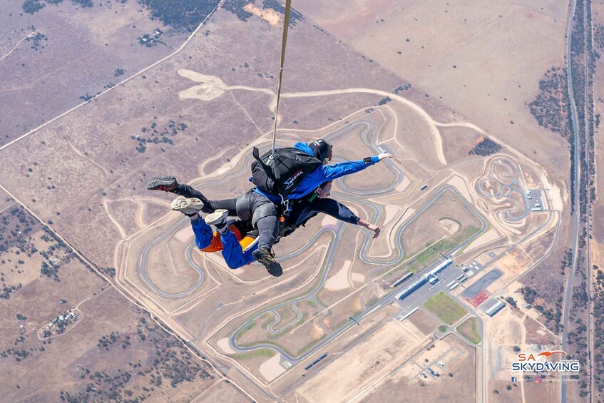 Picture 2 for Activity Adelaide: Skydive & Mustang Passenger Hotlaps Tour