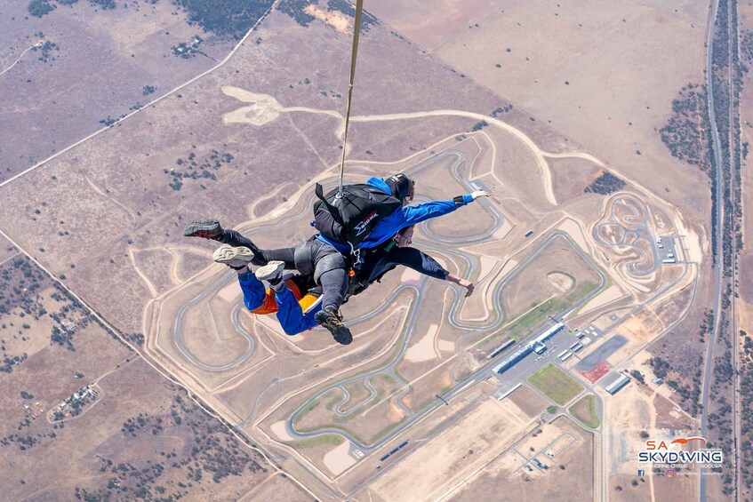 Picture 2 for Activity Adelaide: Skydive & Mustang Passenger Hotlaps Tour