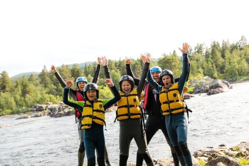 Serious FUN Family rafting 