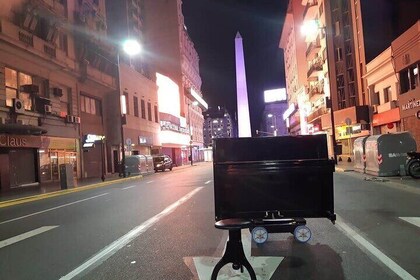 Musical experience with pianos and wine in Buenos Aires