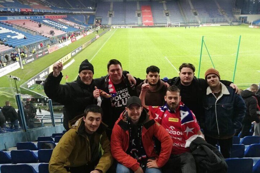 Krakow: Join a football match in Krakow together with a local