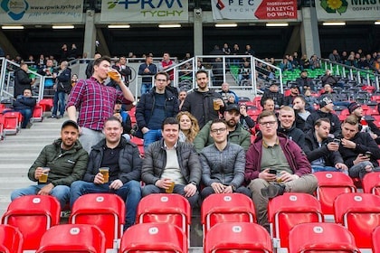 Krakow: Join a football match in Krakow together with a local