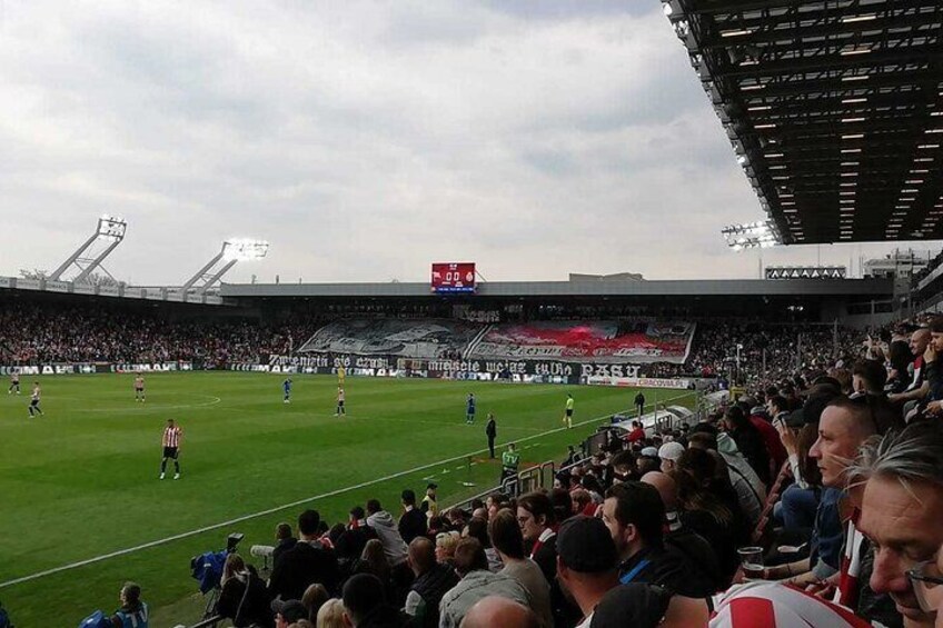 Krakow: Join a football match in Krakow together with a local