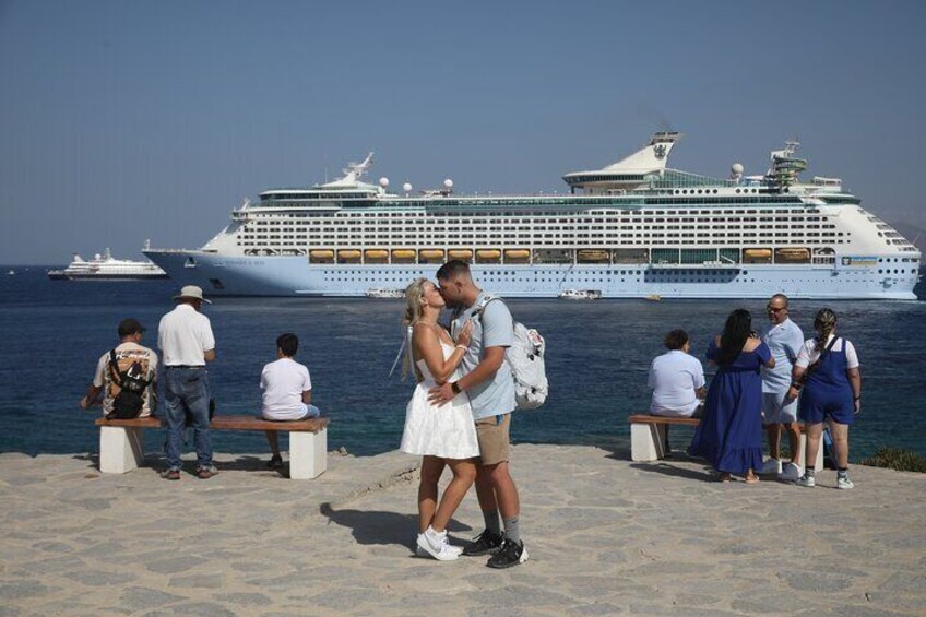 Photo Shoot at Wind Mills in Mykonos