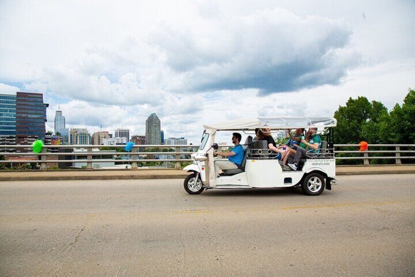 Electric Tuk Tuk Tour of Downtown Raleigh