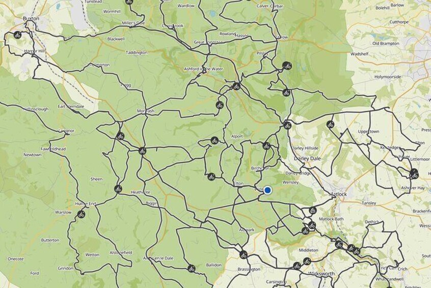 Small Group eBike Tour featuring Peak District Highlights