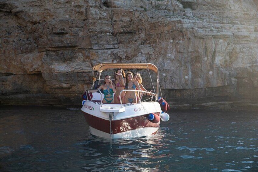 Private Boat Tour in Polignano a Mare 3 hours