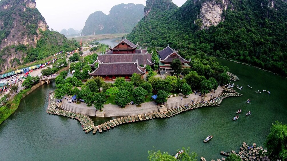 Aerial view of Ninh Bình