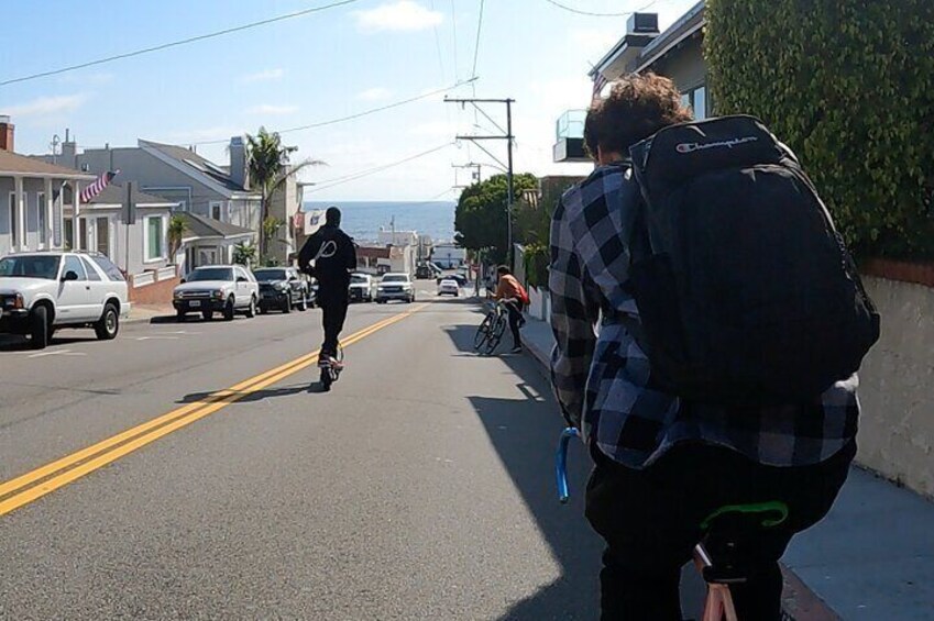 E Bike Guided Tour in Lawndale California