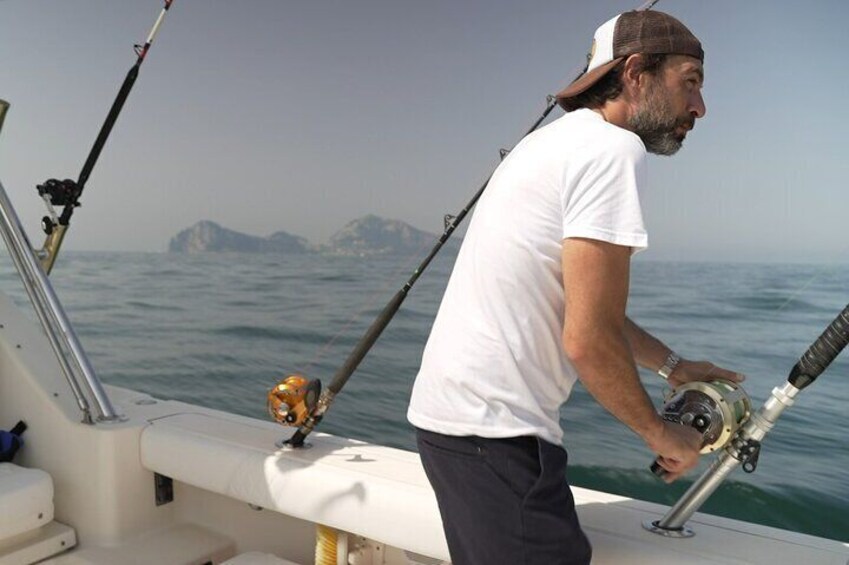 Exclusive professional fishing experience in the Gulf of Naples