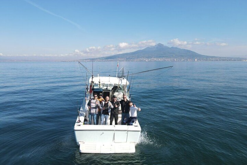 Exclusive professional fishing experience in the Gulf of Naples