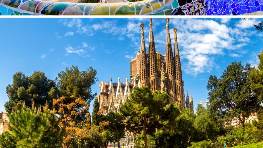 Sagrada Família and Park Güell Small Group Tour With Transport