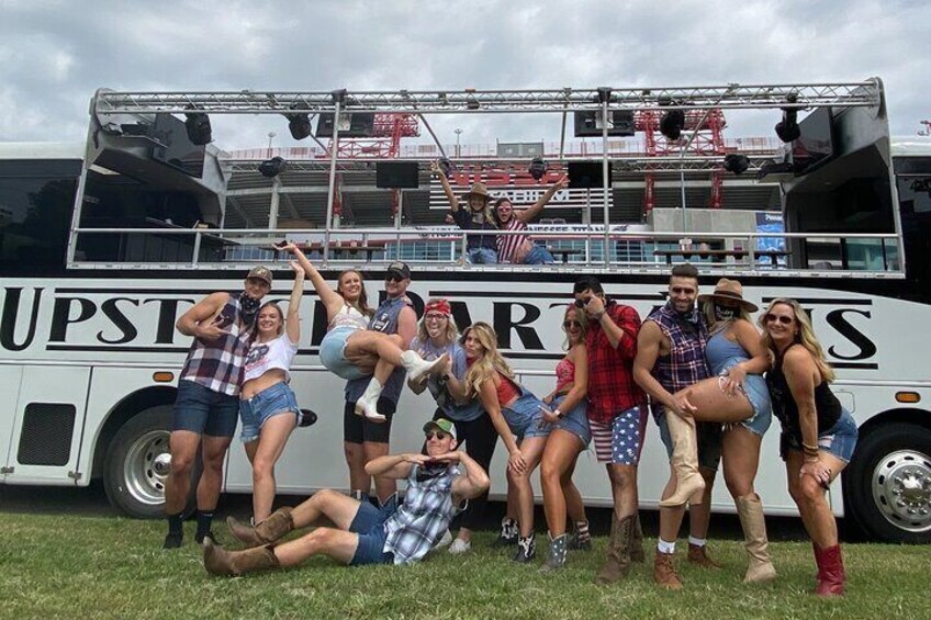 Our party bus tours are perfect for any event. From Bachelorette parties to birthday parties, family reunions to retirement... We've got you covered!

