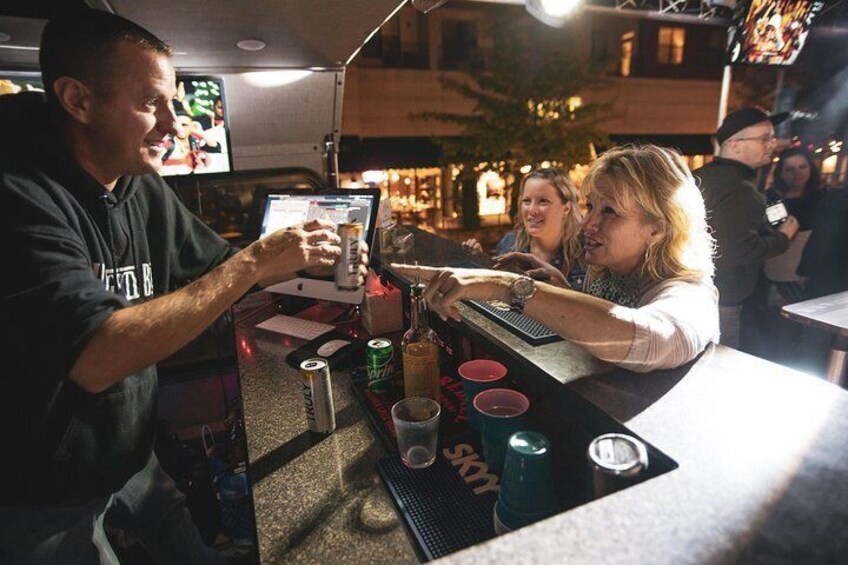 Bartender and DJ on board! 
